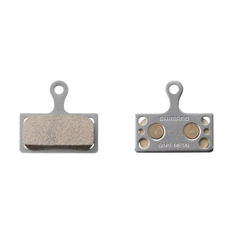 Shimano - G04S Disc Brake Pads and Spring - Metal Sintered Pad / Steel Back