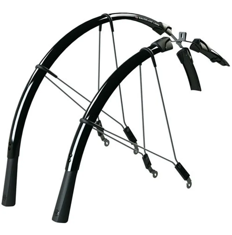 SKS - Raceblade Extra Long Permanent Mudguard in Black