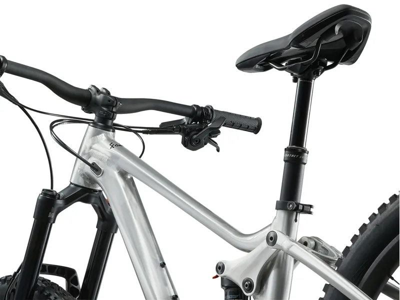 Giant - Faith 24 Full Suspension Kids Mountain Bike in Raw Aluminium-6