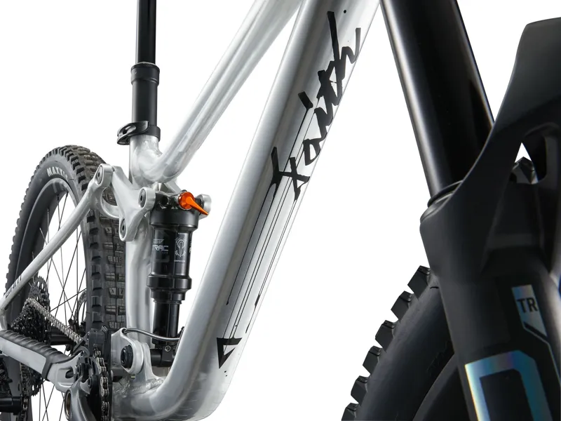 Giant - Faith 24 Full Suspension Kids Mountain Bike in Raw Aluminium-8