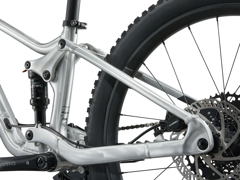 Giant - Faith 24 Full Suspension Kids Mountain Bike in Raw Aluminium-10