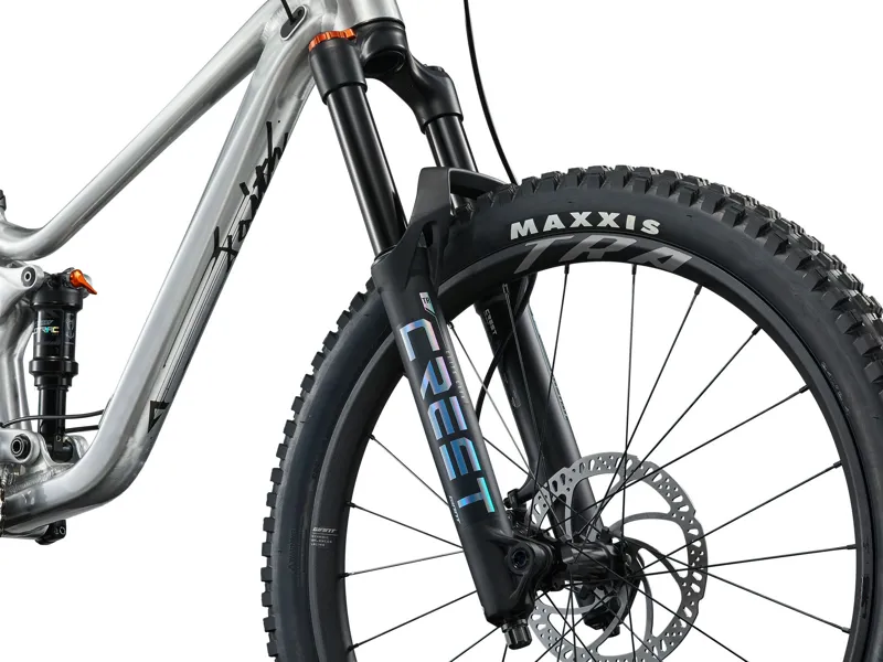 Giant - Faith 24 Full Suspension Kids Mountain Bike in Raw Aluminium-11