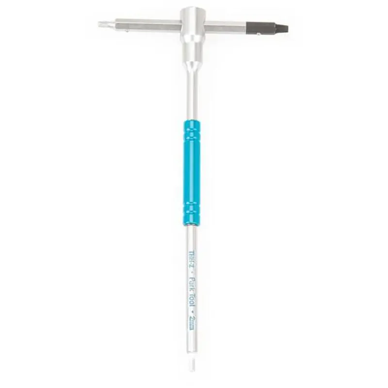 Park Tool Sliding T-handle Hex Wrench in Silver/Blue-1