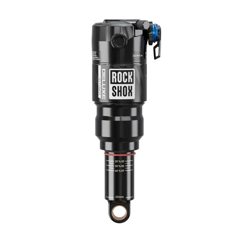 RockShox Deluxe Ultimate RCT Trunnion Standard C2 Rear Shock in Black/Silver