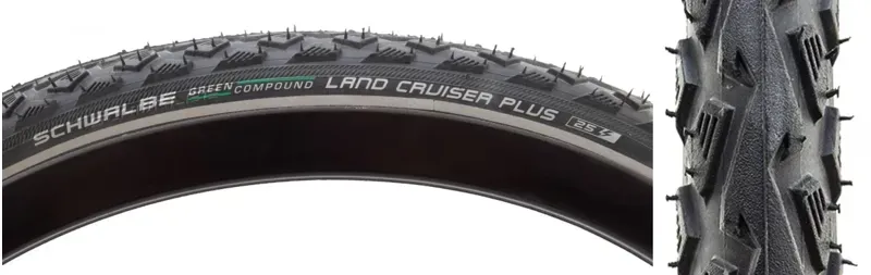 Schwalbe Land Cruiser Ac. PG Trng. 700x40c Wire Tire in Black/Reflex
