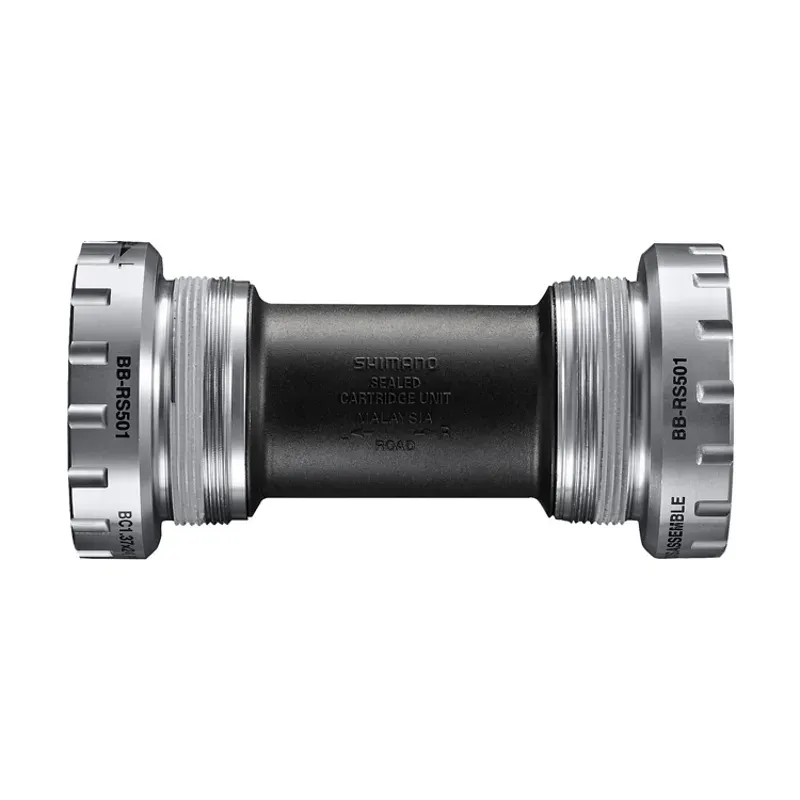 Shimano BBRS501 BS Cups 68/70mm Threaded Bottom Bracket in Black