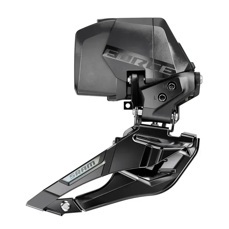 SRAM Force AXS E1 Braze-on Front Derailleur w/ Tool/Wedges in Black