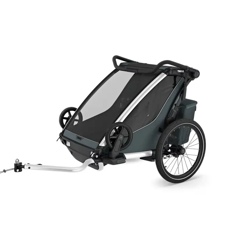 Thule Chariot Cross 2 Double Child Carrier in Dark Slate Grey