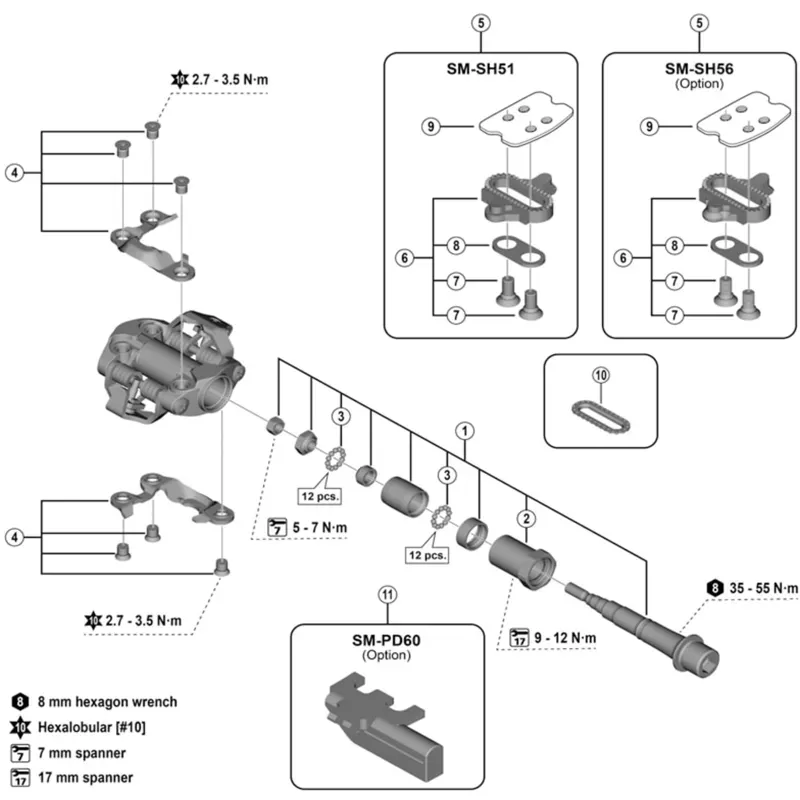 Shimano Cleat Nut Single-1